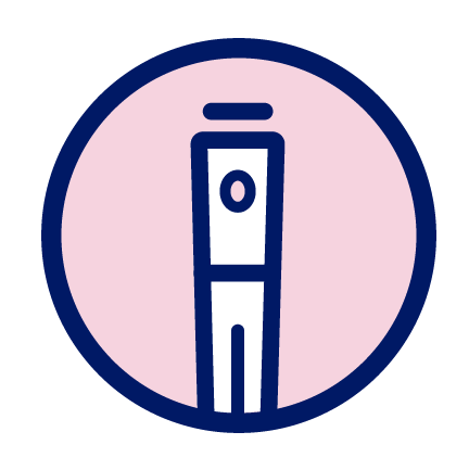 Injectable pen icon